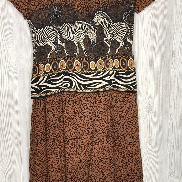 Sheri Martin New York Vintage Zebra Dress - Picture 7 of 15